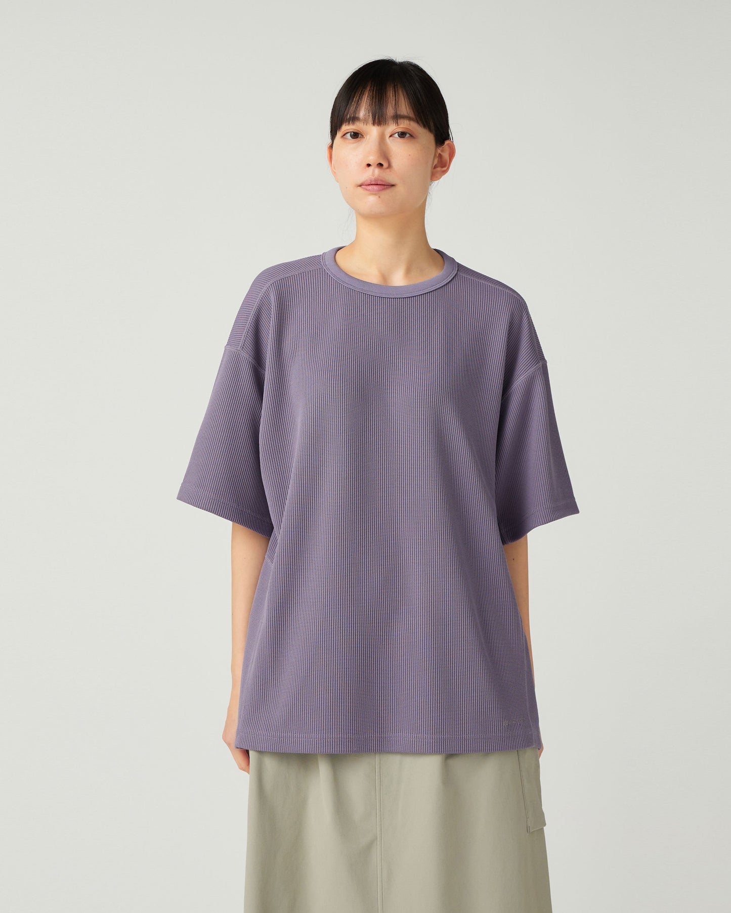 SNOW PEAK DRY THERMAL T-SHIRT - LIGHT PURPLE