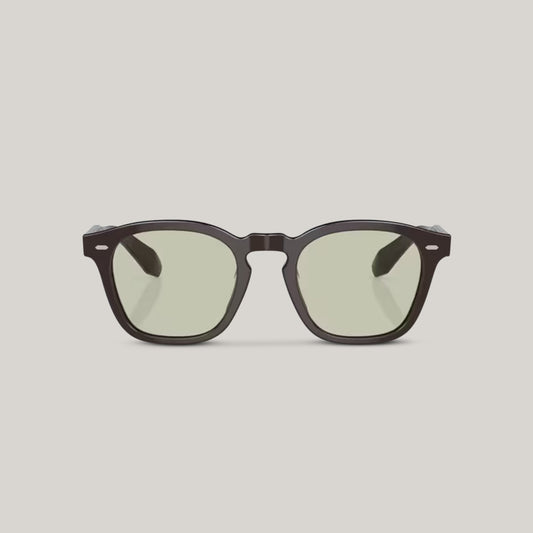 OLIVER PEOPLES N.03 KURI BROWN W/DEMO LENS - GREEN WASH