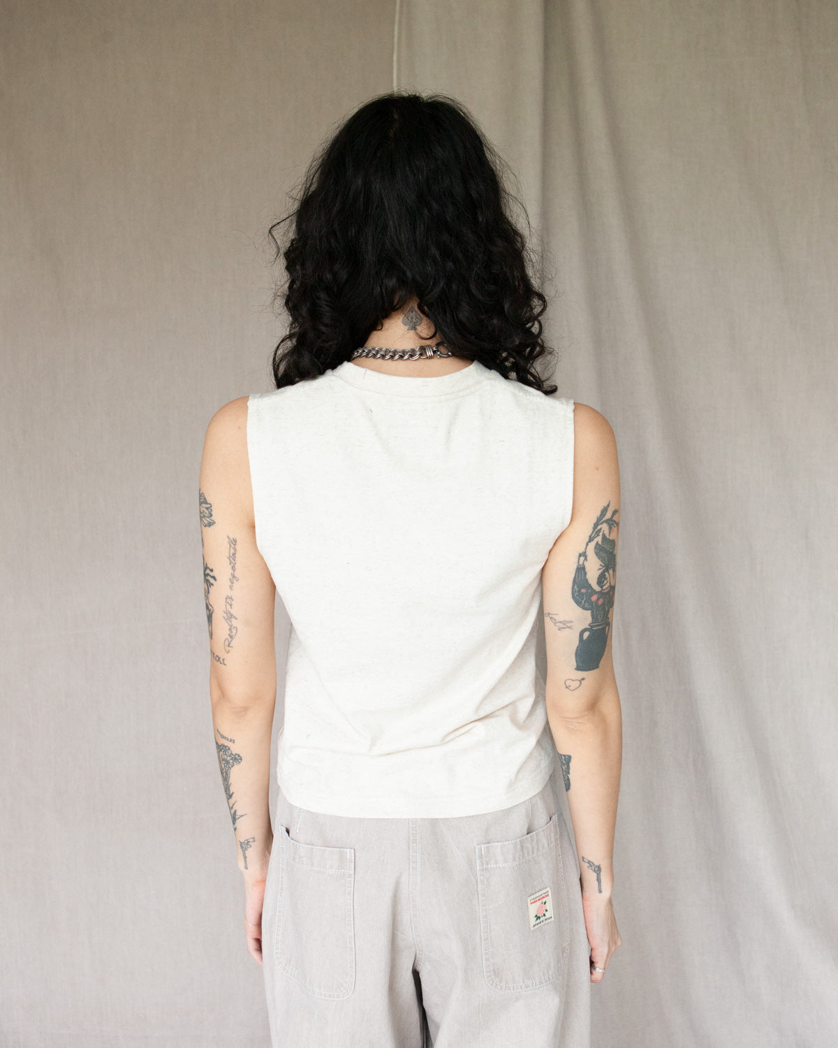 W'MENSWEAR TANK - OATMEAL