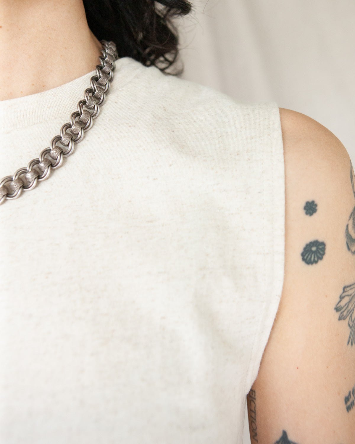 W'MENSWEAR TANK - OATMEAL