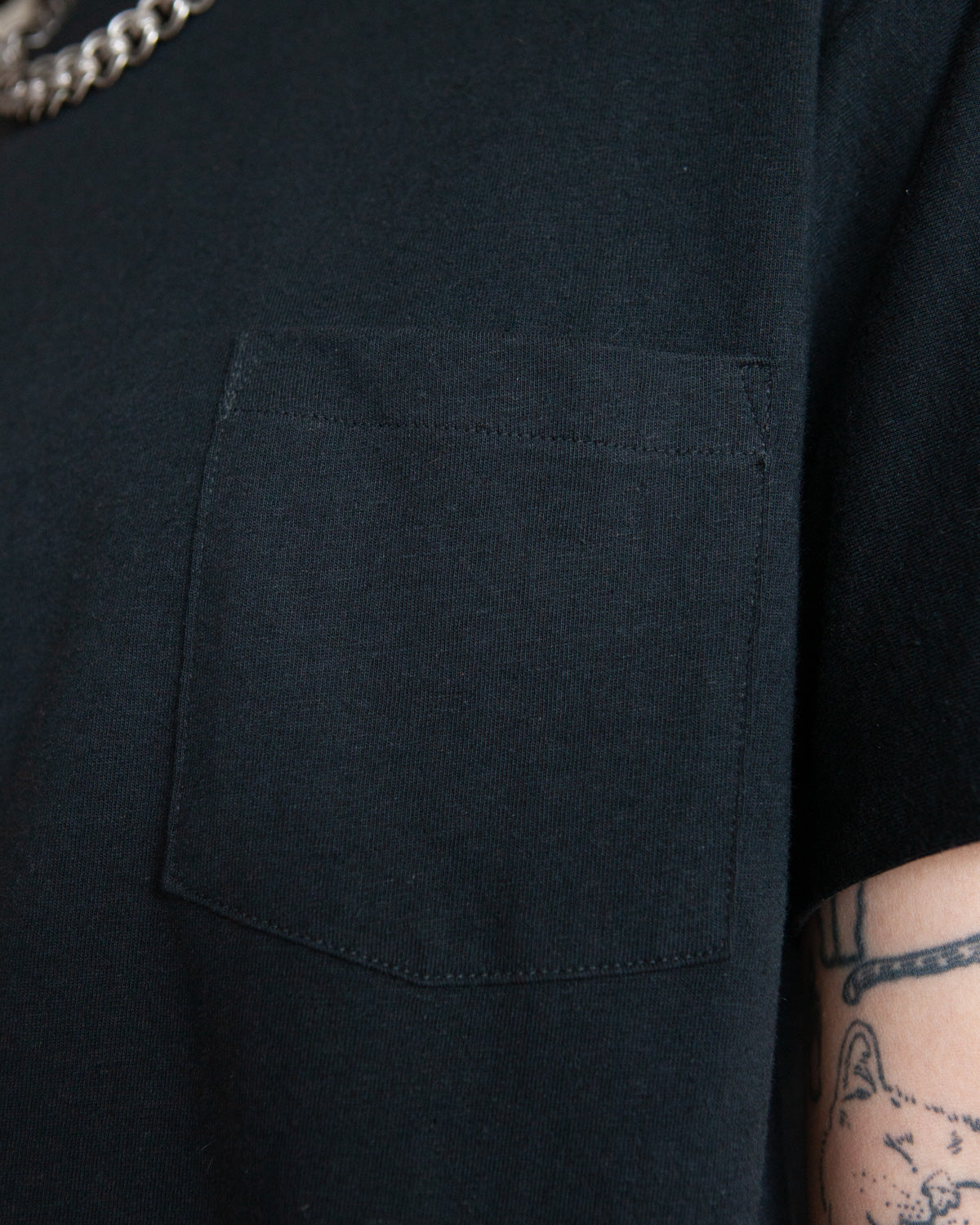 W'MENSWEAR BOWL TEE - BLACK