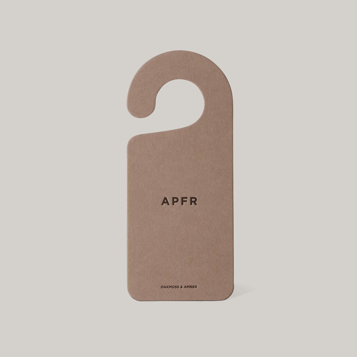 APFR CLOSET TAG - BLACK OUD