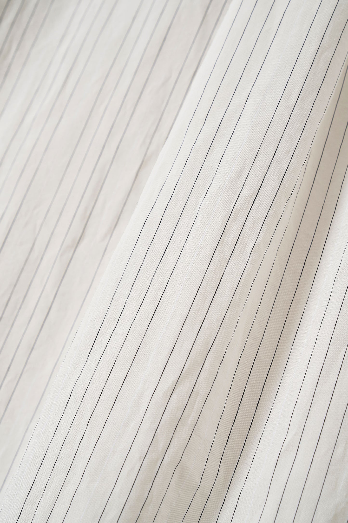 NOTHING WRITTEN TIMON STRIPED COTTON SHIRT - IVORY