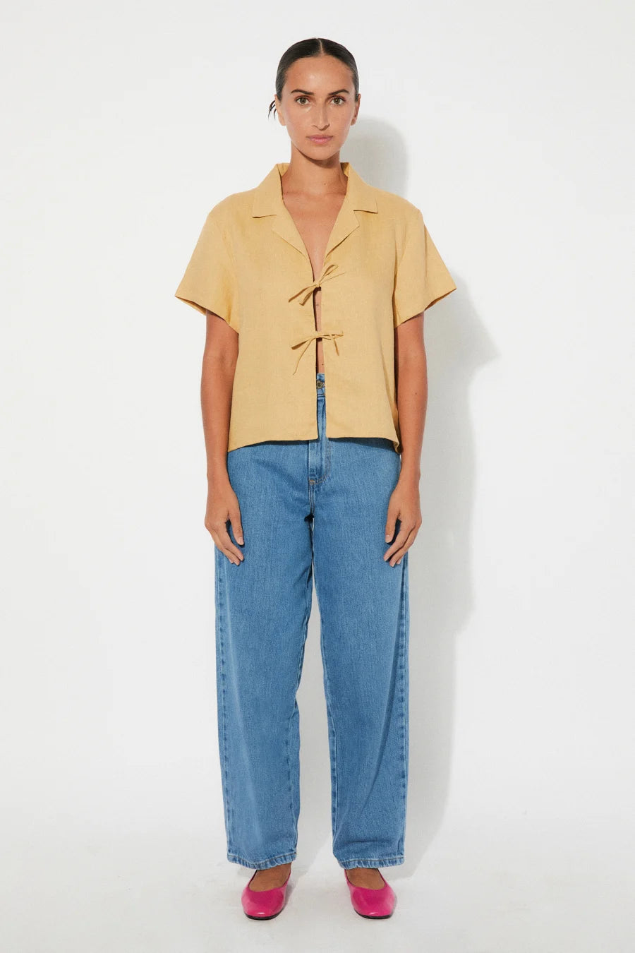 RITA AMBER SHIRT - PINEAPPLE