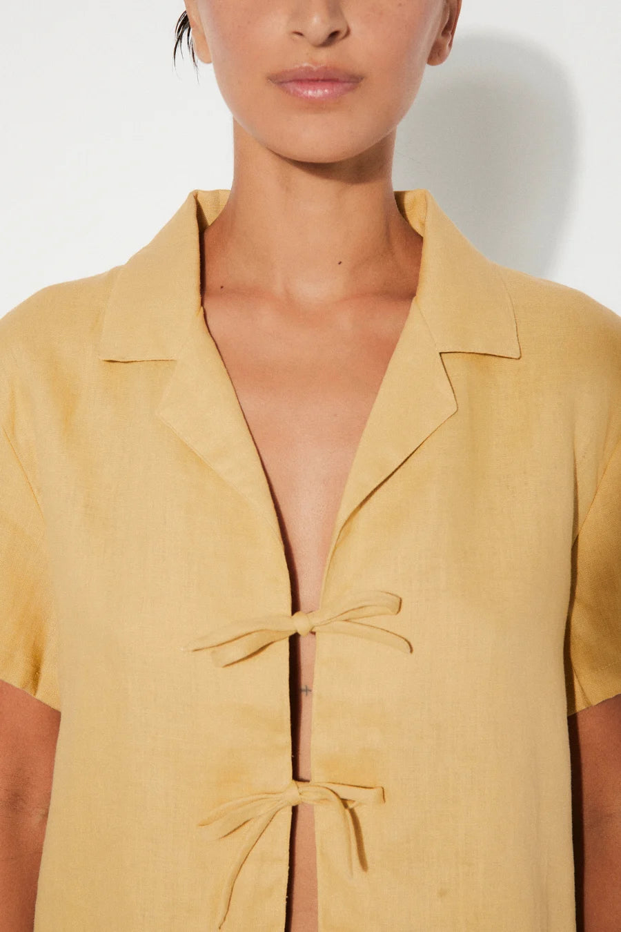 RITA AMBER SHIRT - PINEAPPLE