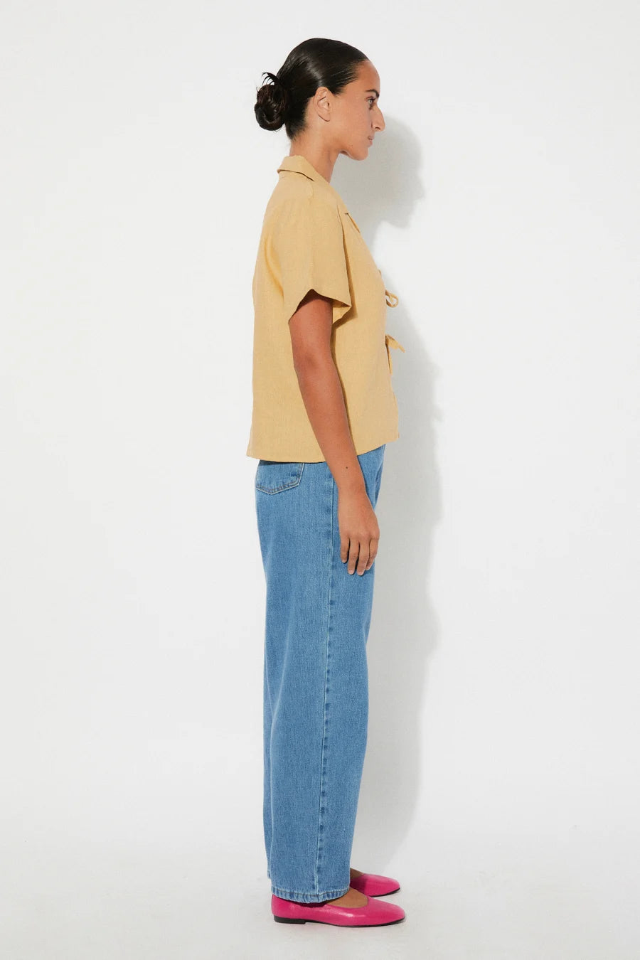 RITA AMBER SHIRT - PINEAPPLE