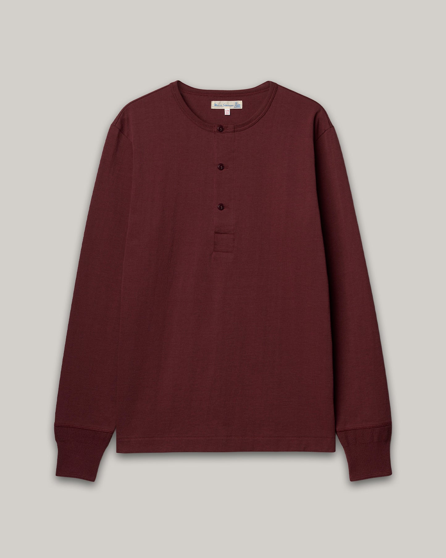 MERZ B. SCHWANEN 2M06 HENLEY - BURGUNDY
