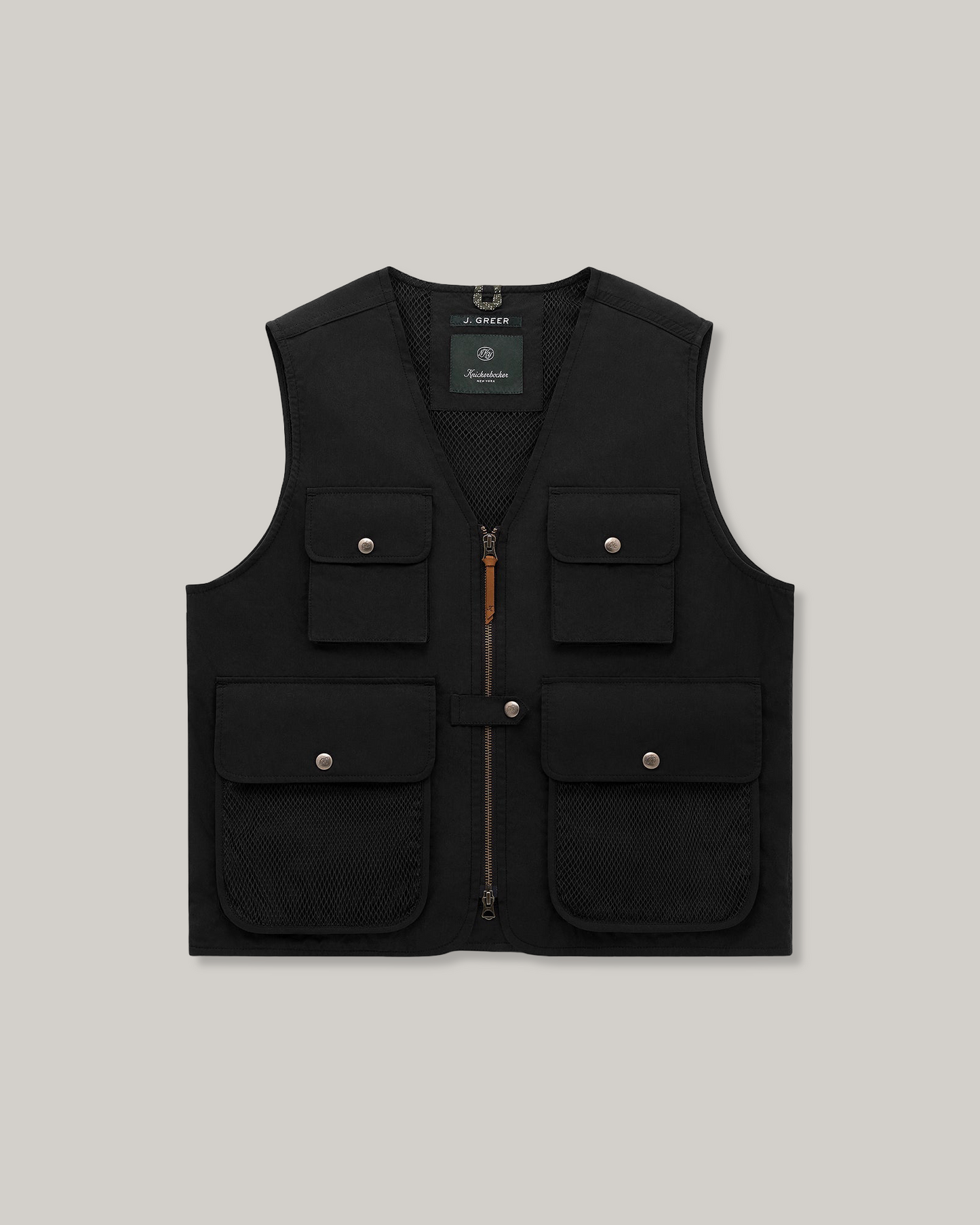 KNICKERBOCKER JOE GREER CAMERA VEST - BLACK