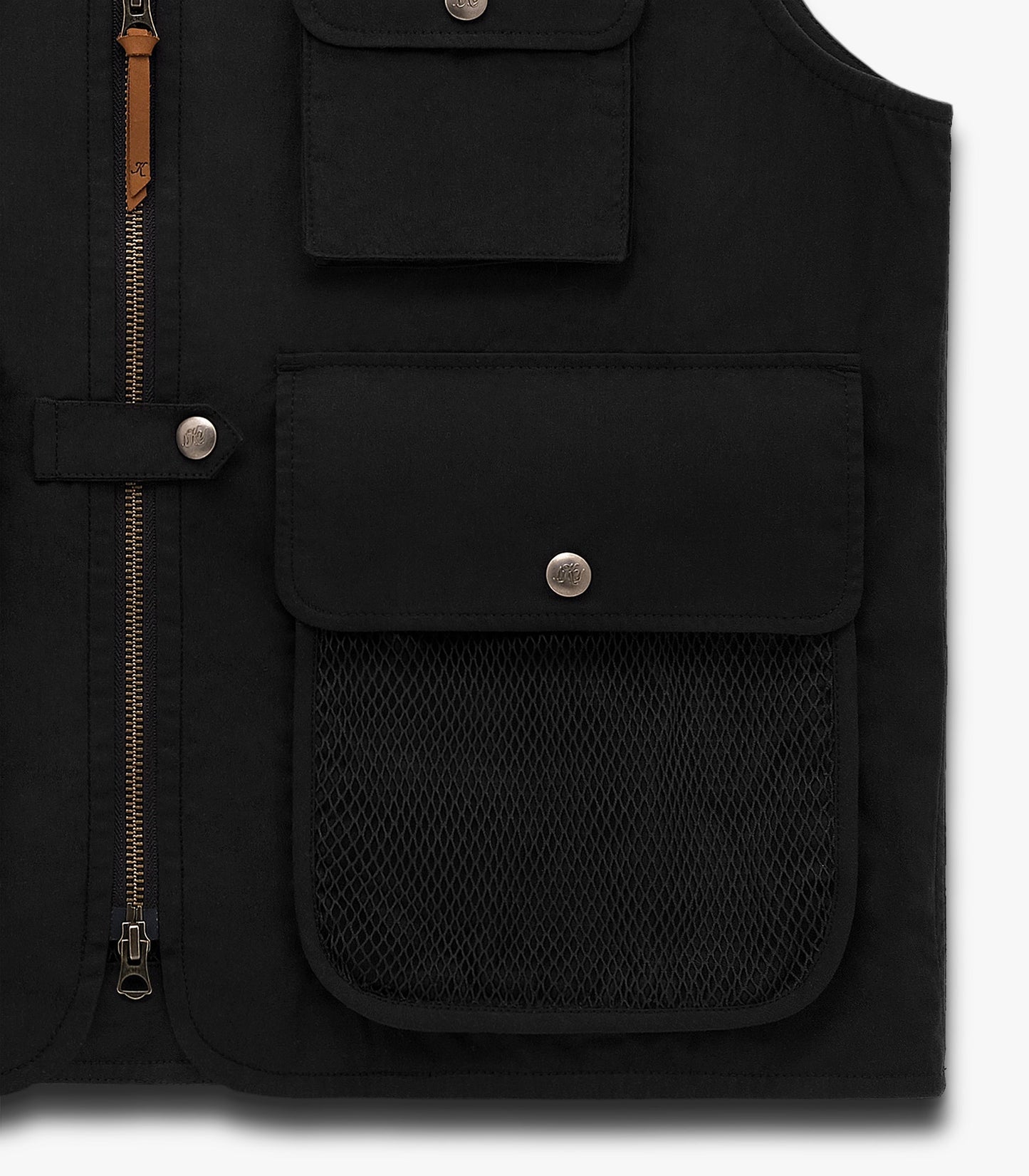 KNICKERBOCKER JOE GREER CAMERA VEST - BLACK