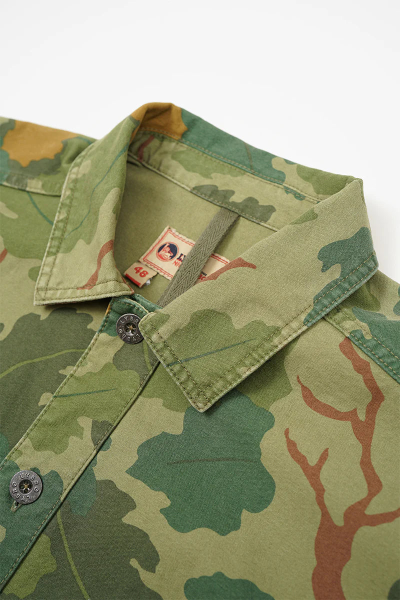 NIGEL CABOURN JK-02-3 UTILITY OVERSHIRT - GREEN