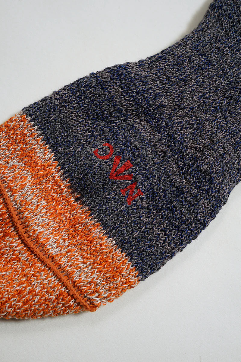 NIGEL CABOURN BORDER SOCKS - BLUE