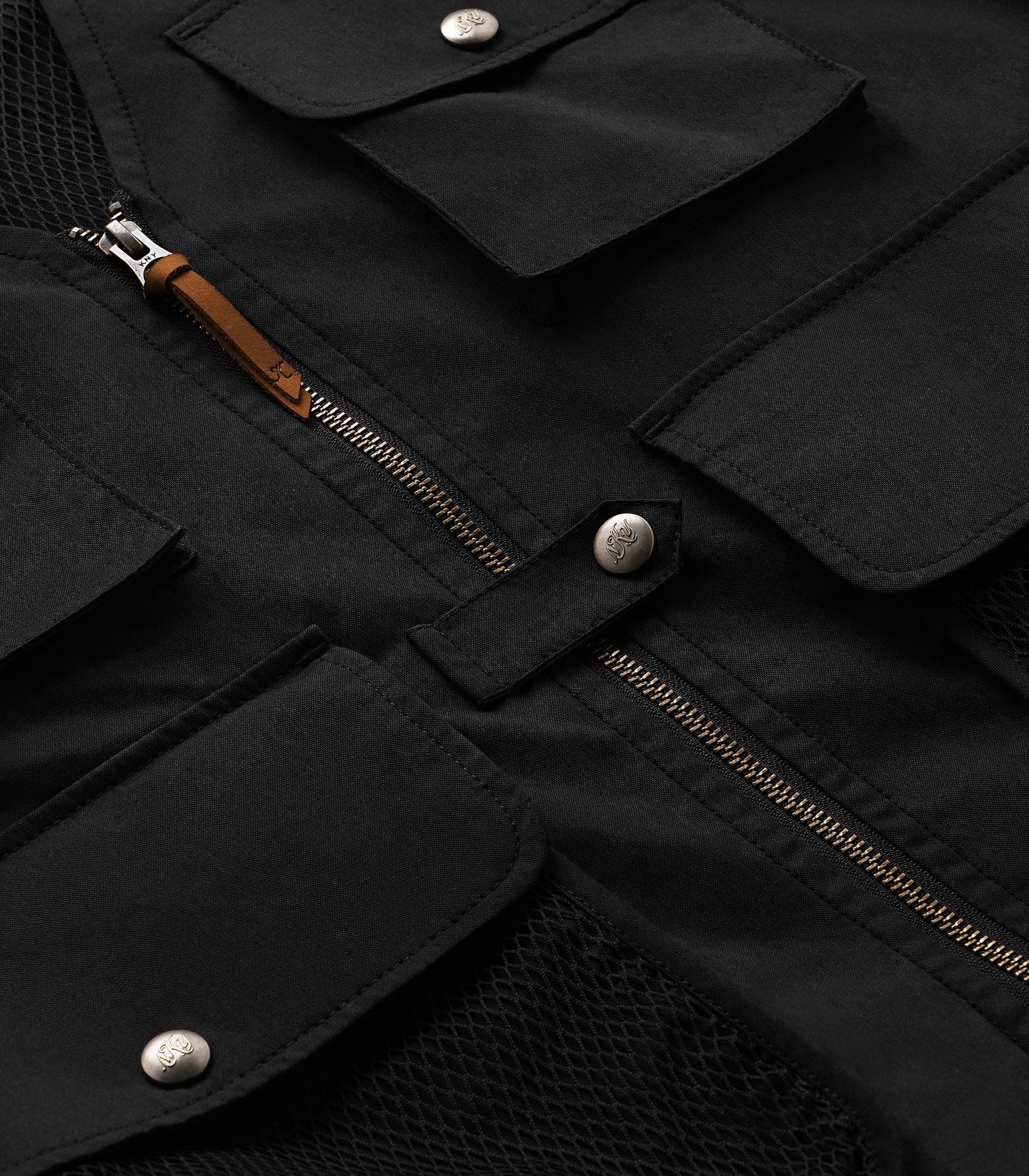 KNICKERBOCKER JOE GREER CAMERA VEST - BLACK
