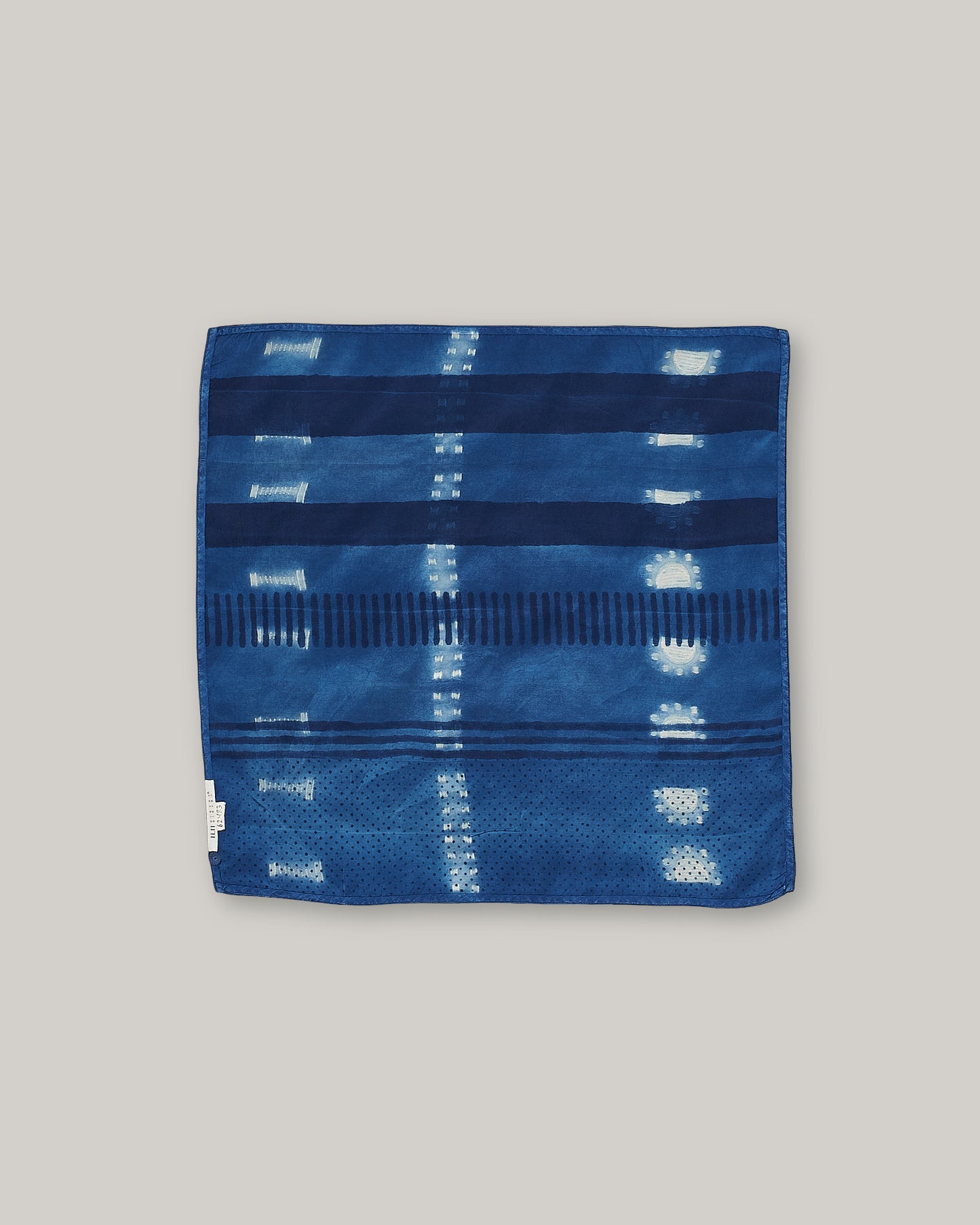 11.11 SILK SCARF - MEDIUM INDIGO