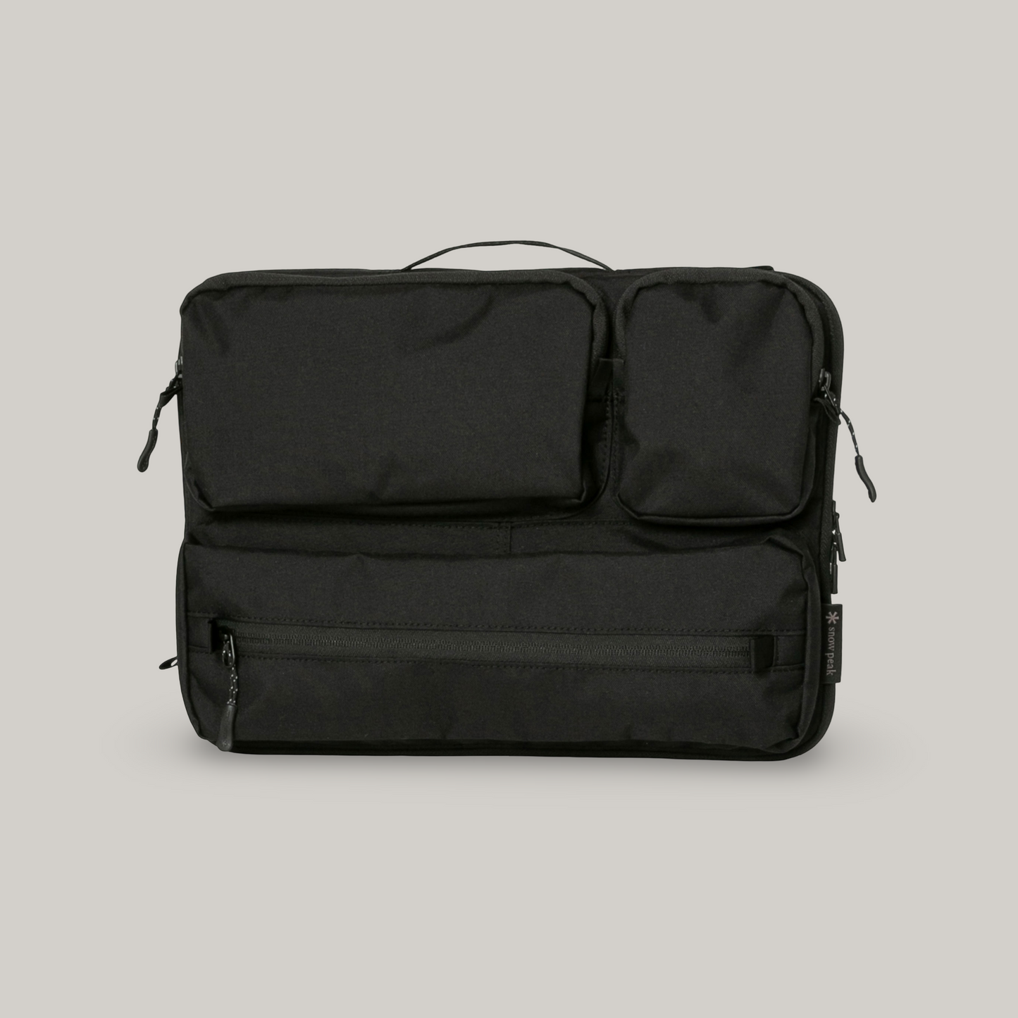 SNOW PEAK EVERYDAY USE LAPTOP CASE - BLACK