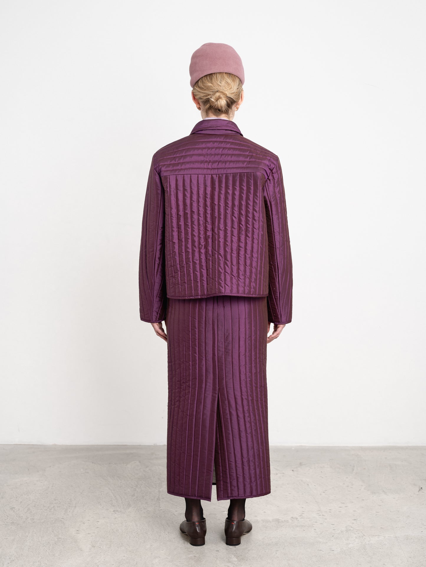 CAWLEY QUILTED SILK ADA JACKET