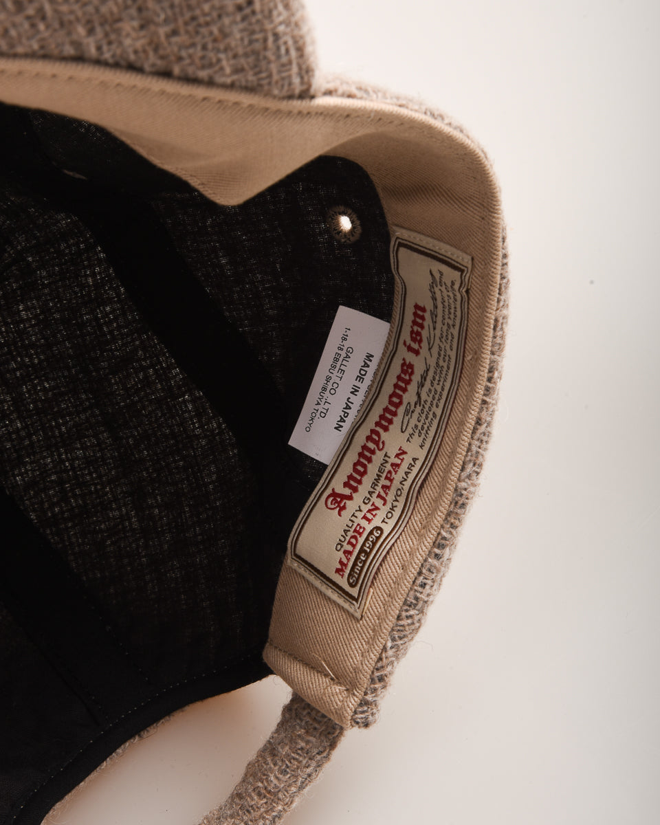 ANONYMOUS ISM RE-WOOL AMUNZEN KYOTO CAP - BEIGE
