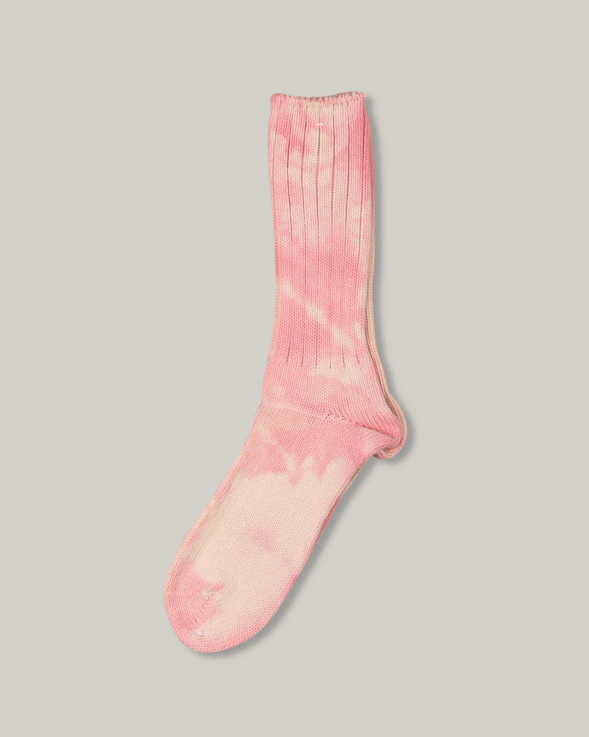 ANONYMOUS ISM UNEVEN DYED CREW - PINK