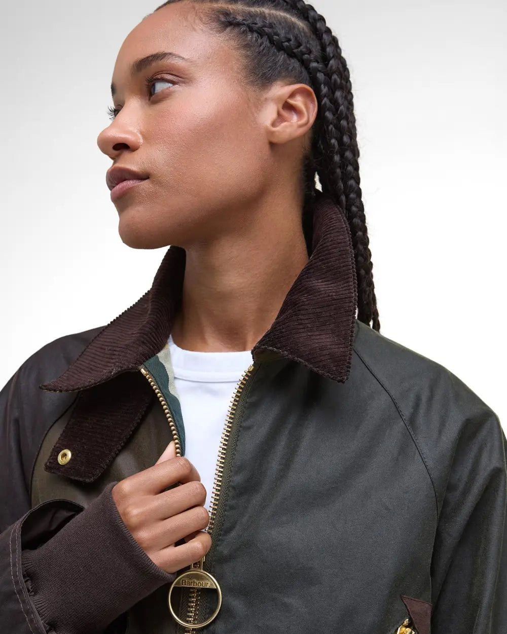 BARBOUR ARLENE WAX - BEECH/ ANCIENT TARTAN