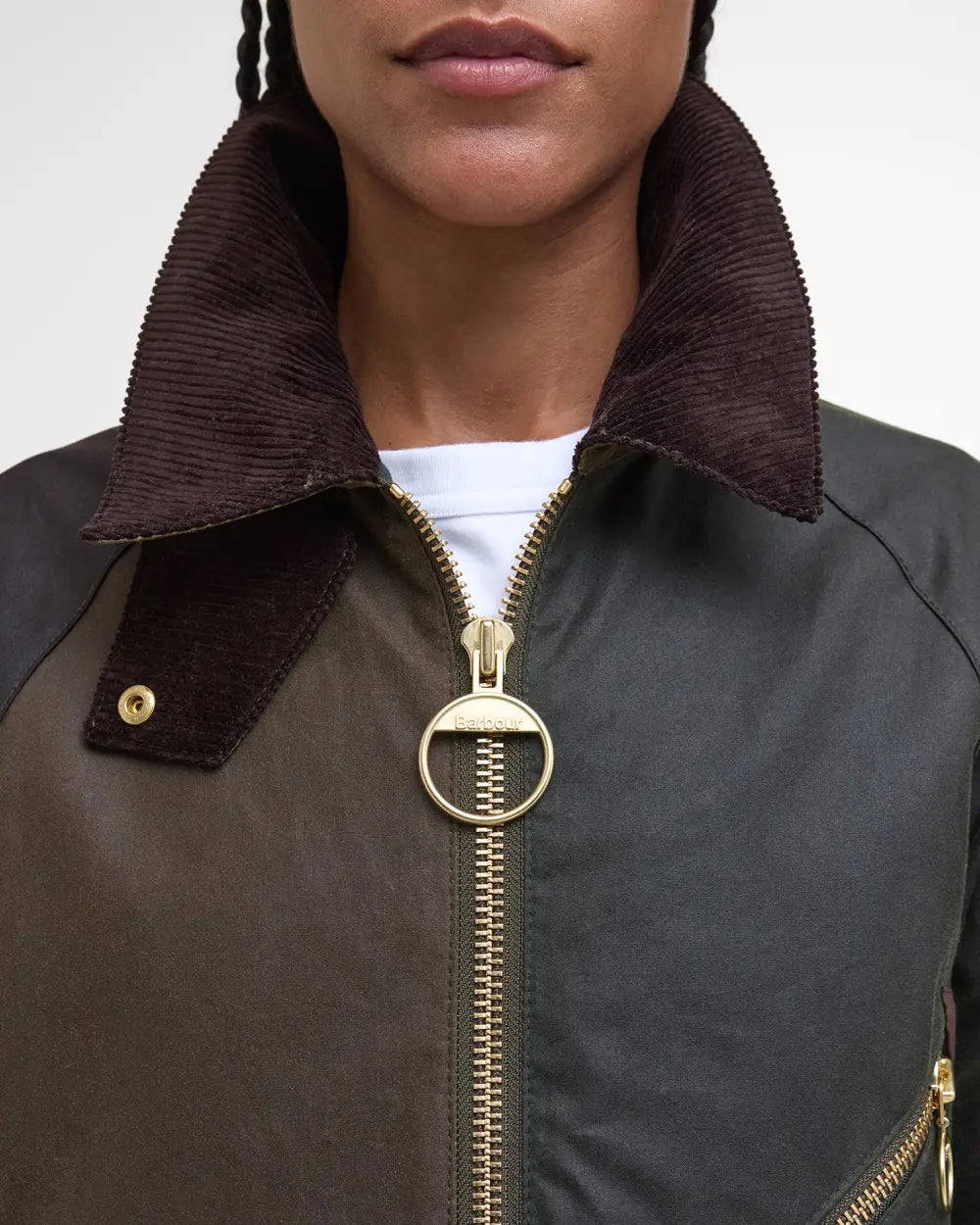 BARBOUR ARLENE WAX - BEECH/ ANCIENT TARTAN