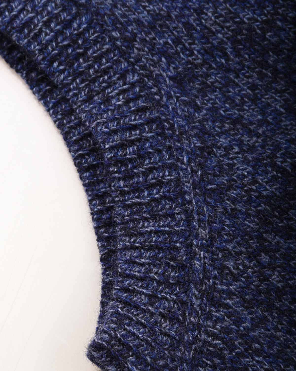 ARMOR LUX SLEEVELESS WOOL VEST - TWILIGHT BLUE MELANGE