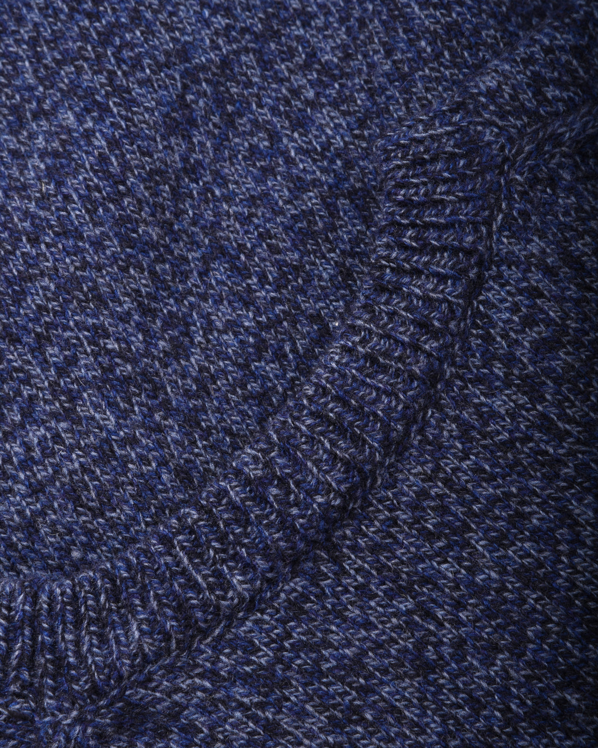 ARMOR LUX SLEEVELESS WOOL VEST - TWILIGHT BLUE MELANGE