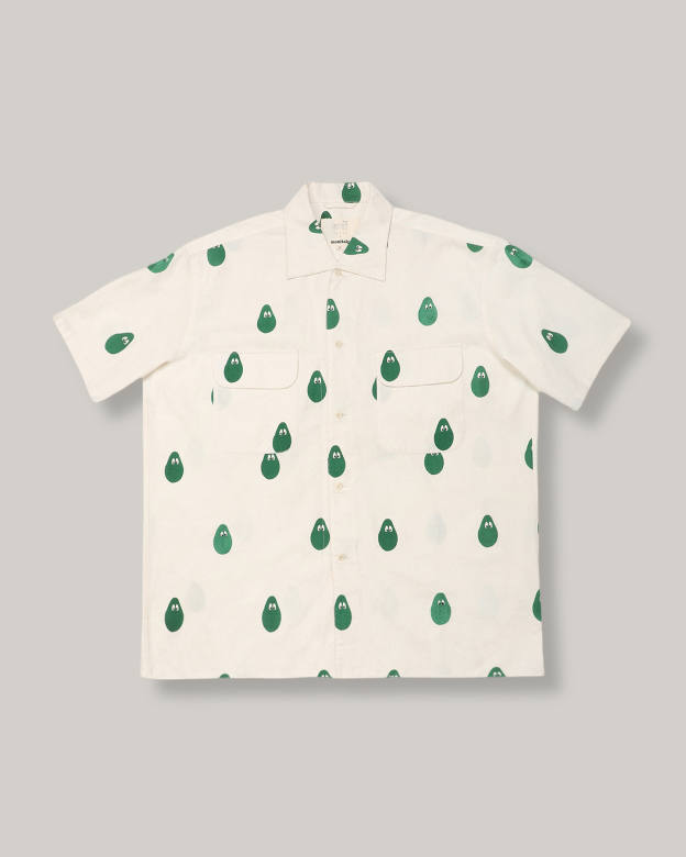 KARDO x MONITALY AVOCADO SHIRT - NATURAL