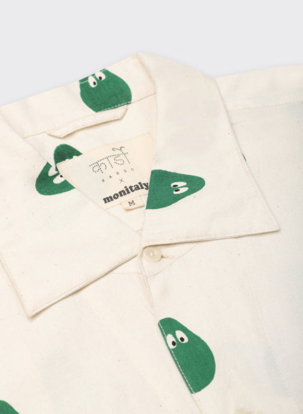 KARDO x MONITALY AVOCADO SHIRT - NATURAL