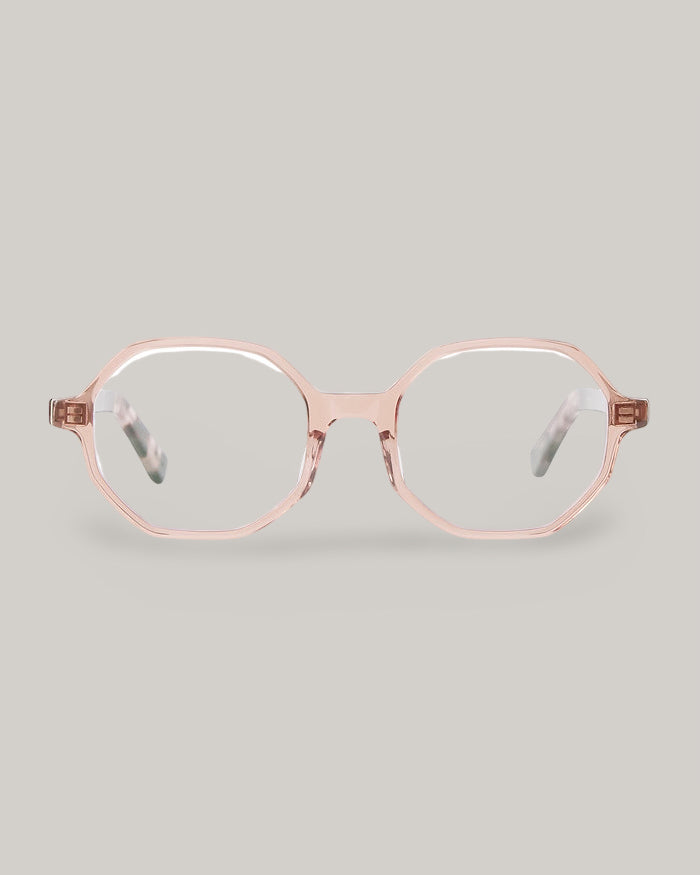 BUDDY OPTICAL 'a' FRAME - PINK/ AMBER
