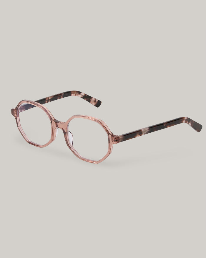 BUDDY OPTICAL 'a' FRAME - PINK/ AMBER