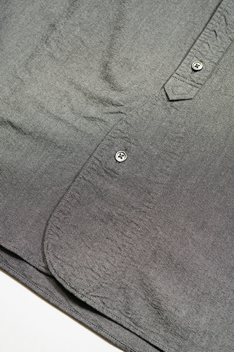 NIGEL CABOURN MAINLINE BRITISH OFFICERS SHIRT - BLACK