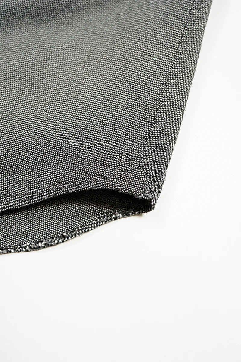 NIGEL CABOURN MAINLINE BRITISH OFFICERS SHIRT - BLACK