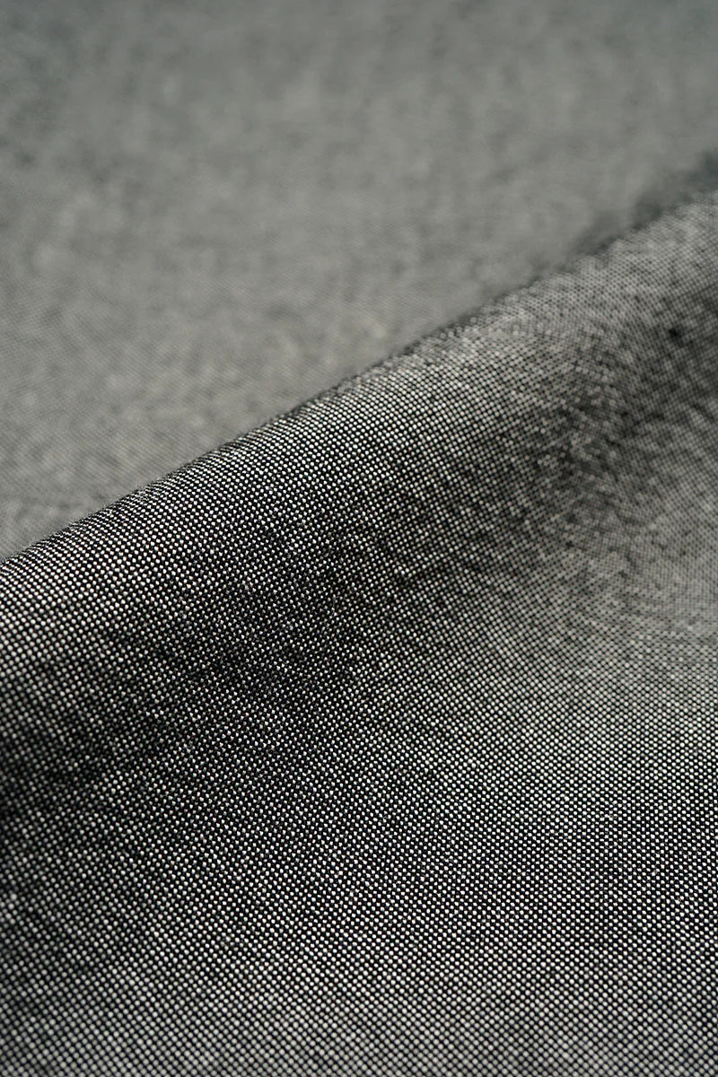 NIGEL CABOURN MAINLINE BRITISH OFFICERS SHIRT - BLACK