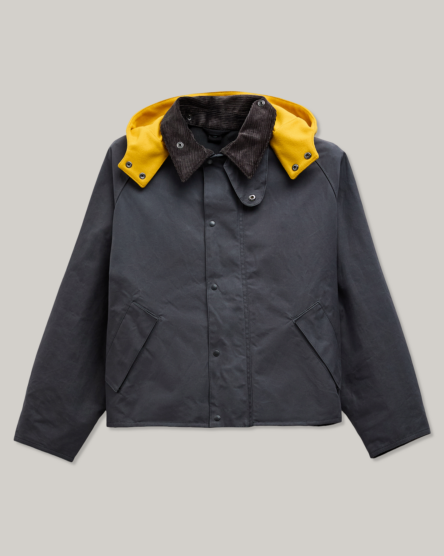 BARBOUR x KAPTAIN SUNSHINE SHORT CRUISER JACKET - IRON