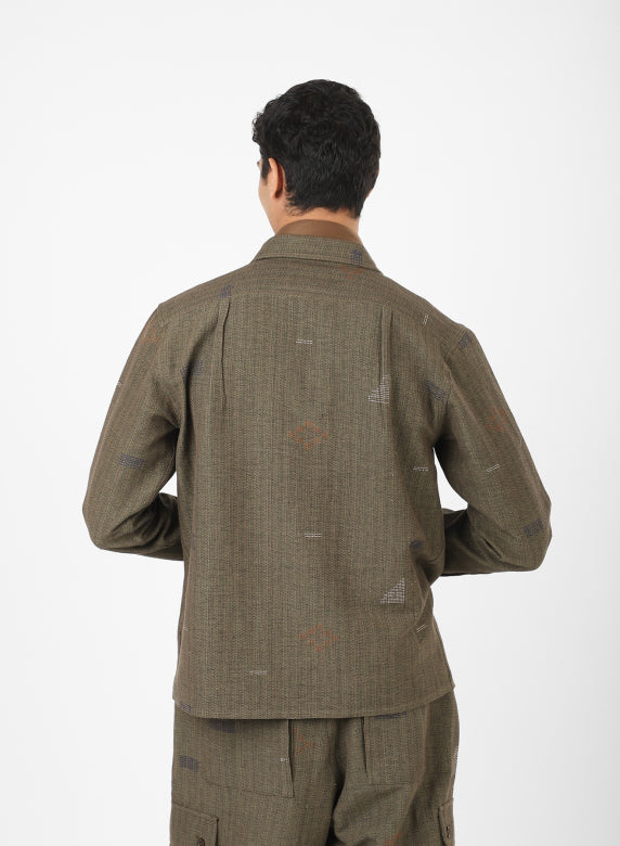 KARDO CHINTAN LS SHIRT - OLIVE