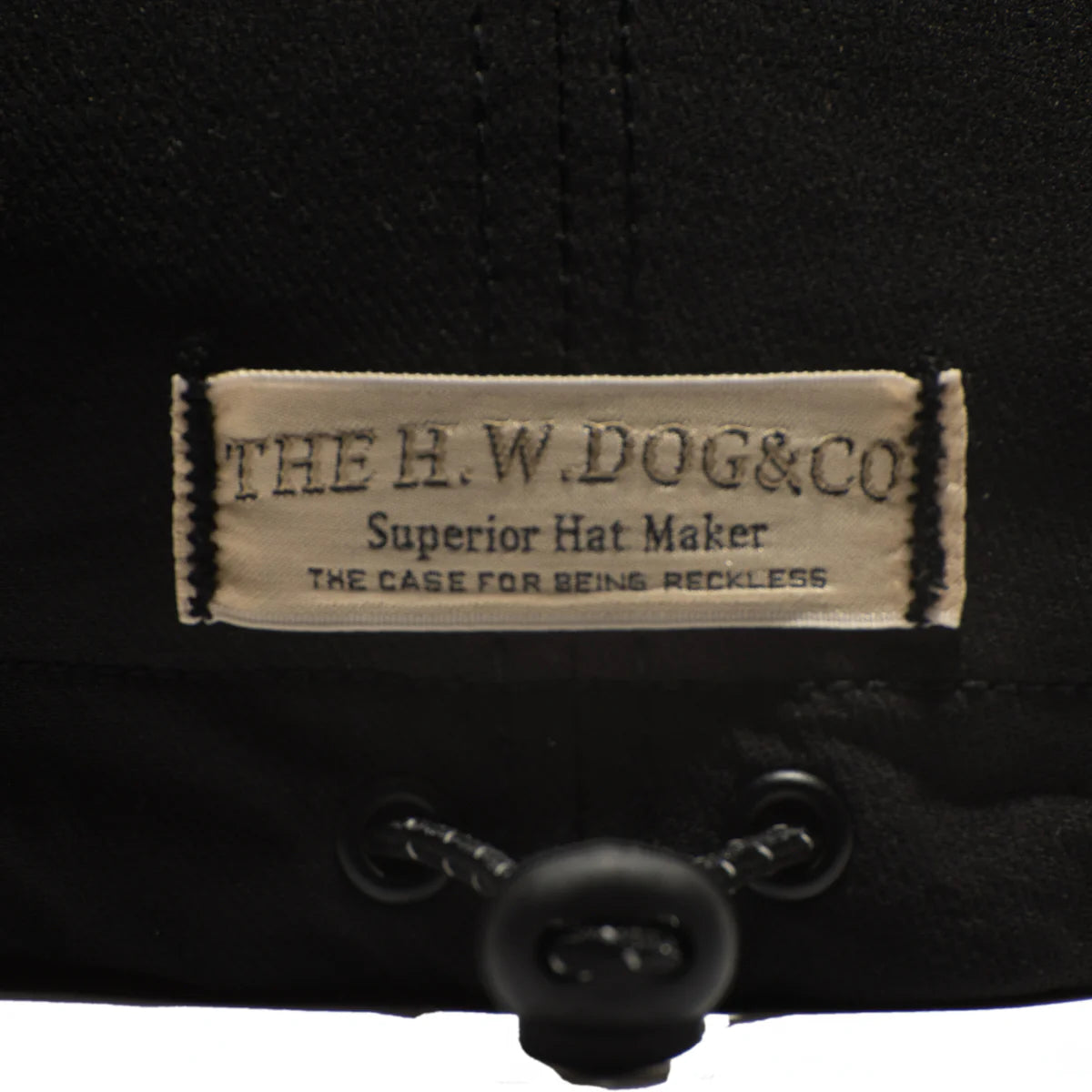 H.W. DOG & CO. JET CAP - BLACK