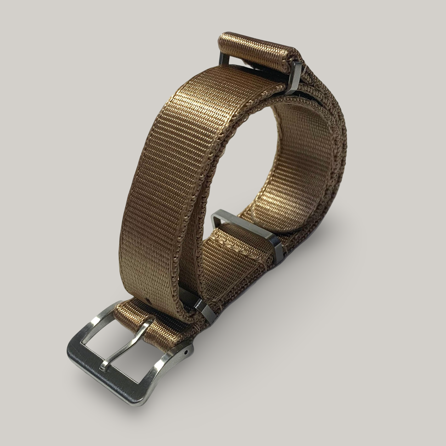 Naval Watch Co. DELUXE NATO WATCH STRAP - LIGHT BROWN