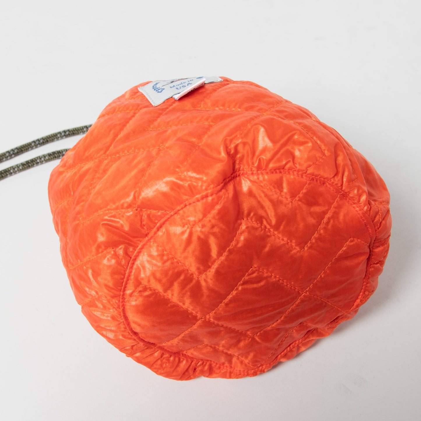 EPPERSON MOUNTAINEERING STRING POUCH - PARACHUTE NYLON QUILT - ORANGE