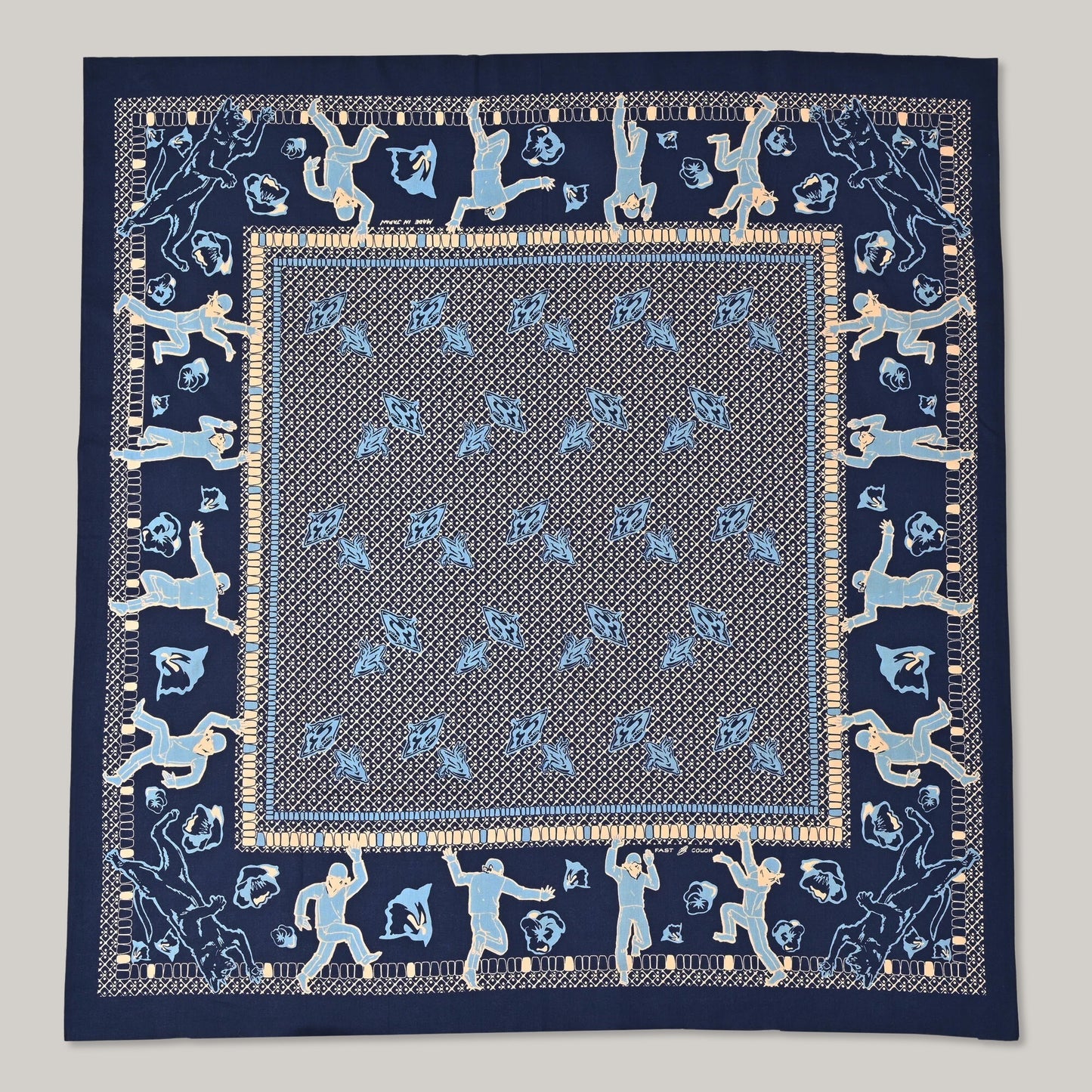 ONE EAR BRAND "EEJYANAIKA" - INDIGO/ASAGI SILKY WASH
