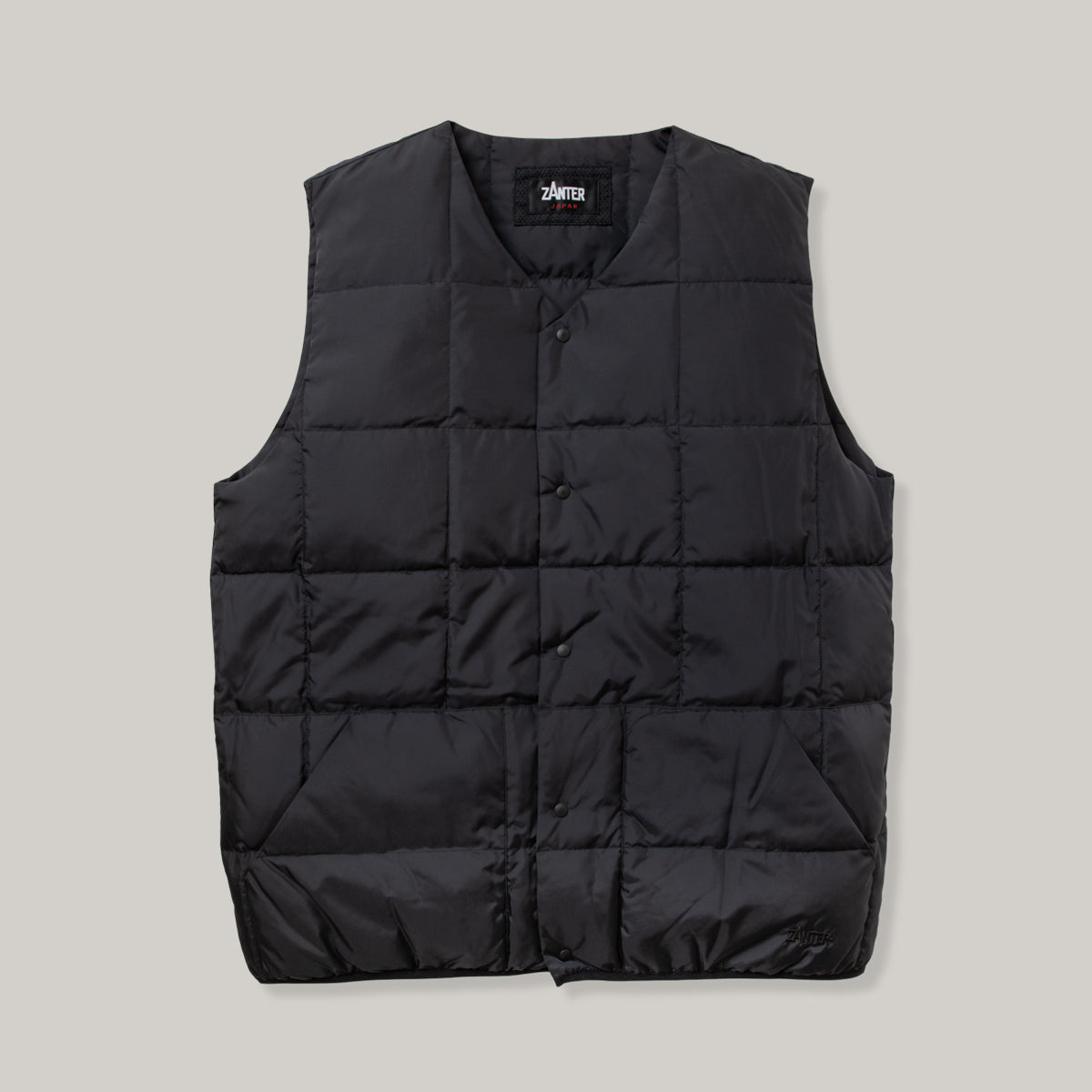 ZANTER RE DOWN INNER VEST - BLACK