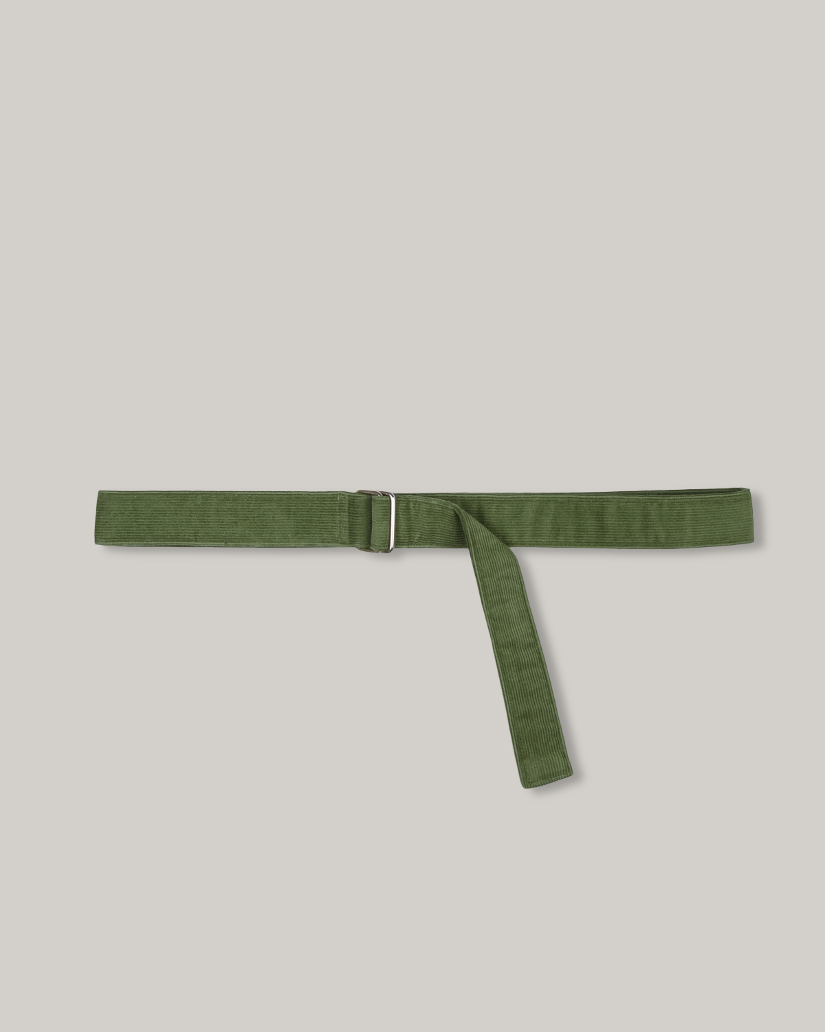 KARDO COTTON CORDUROY BELT - GREEN