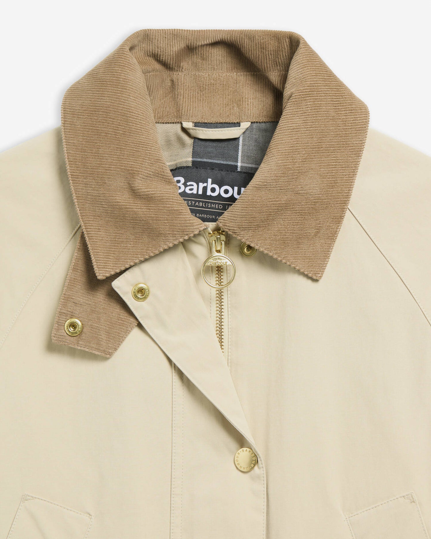 BARBOUR GLYNIS CASUAL JACKET - PALE KHAKI