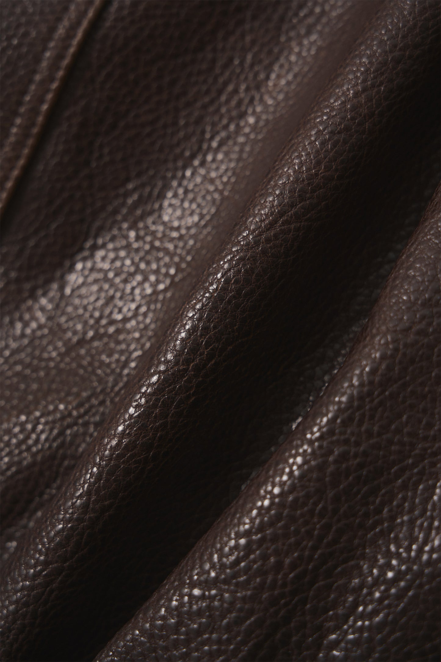 NOTHING WRITTEN STAND COLLAR BLOUSON - VINTAGE BROWN