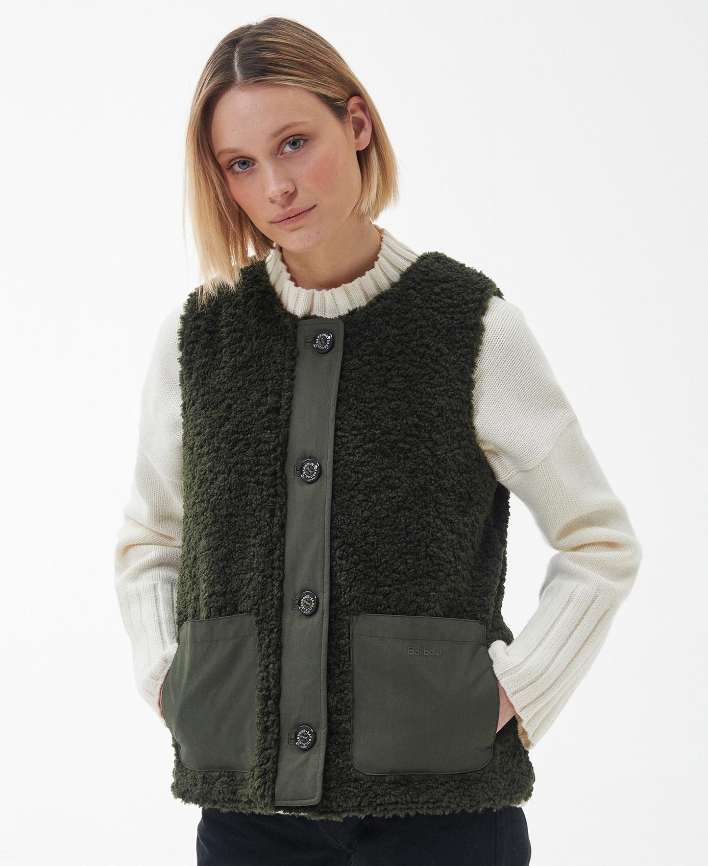 BARBOUR KINTRA LINER - OLIVE