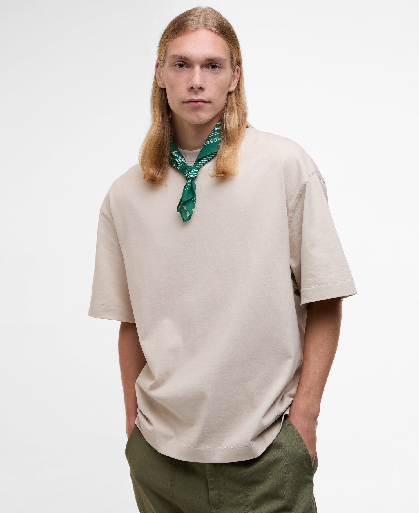 BARBOUR x KAPTAIN SUNSHINE BANDANA - GREEN