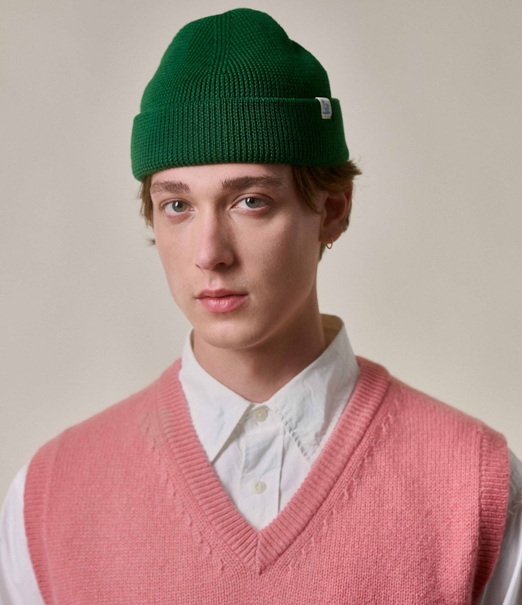 MERZ B SCHWANEN MERINO WOOL VEST - ROSEWOOD