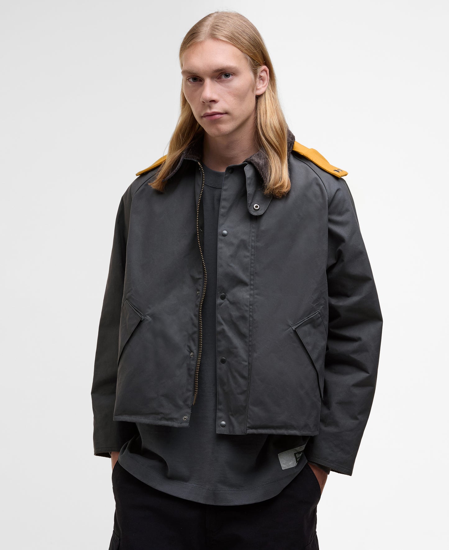 BARBOUR x KAPTAIN SUNSHINE SHORT CRUISER JACKET - IRON