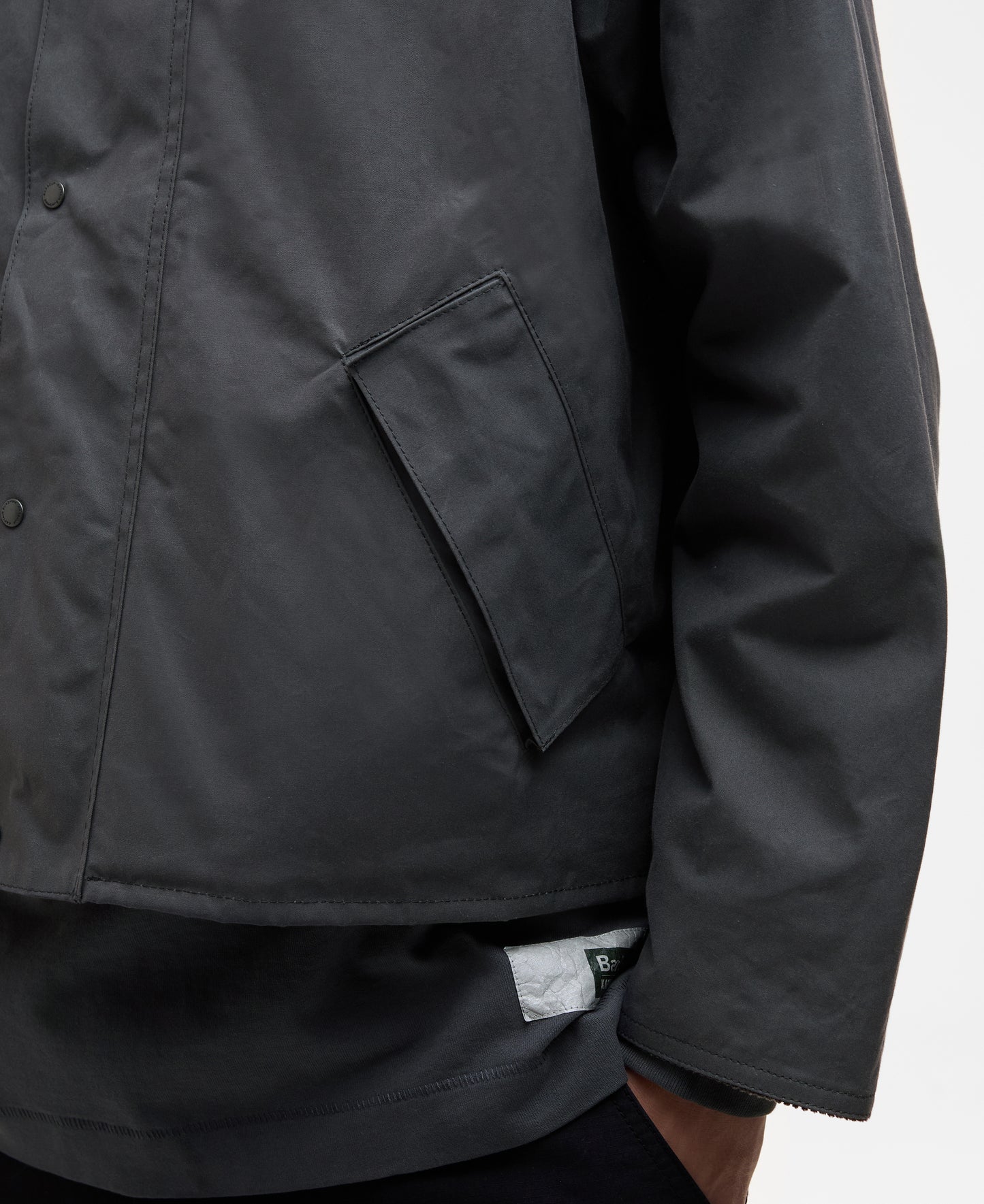 BARBOUR x KAPTAIN SUNSHINE SHORT CRUISER JACKET - IRON
