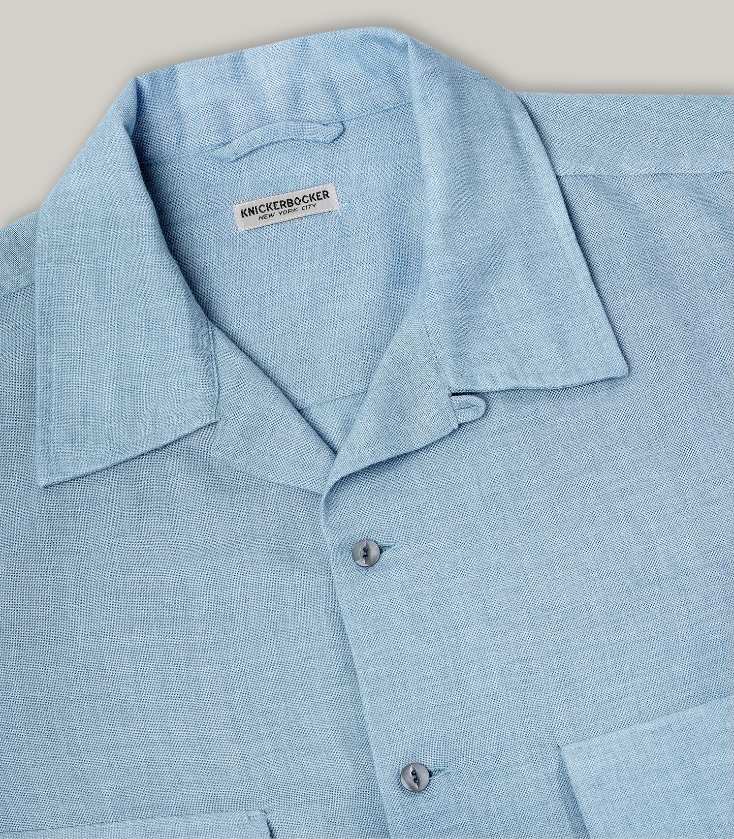 KNICKERBOCKER MERINO HUDSON SHIRT - SKY