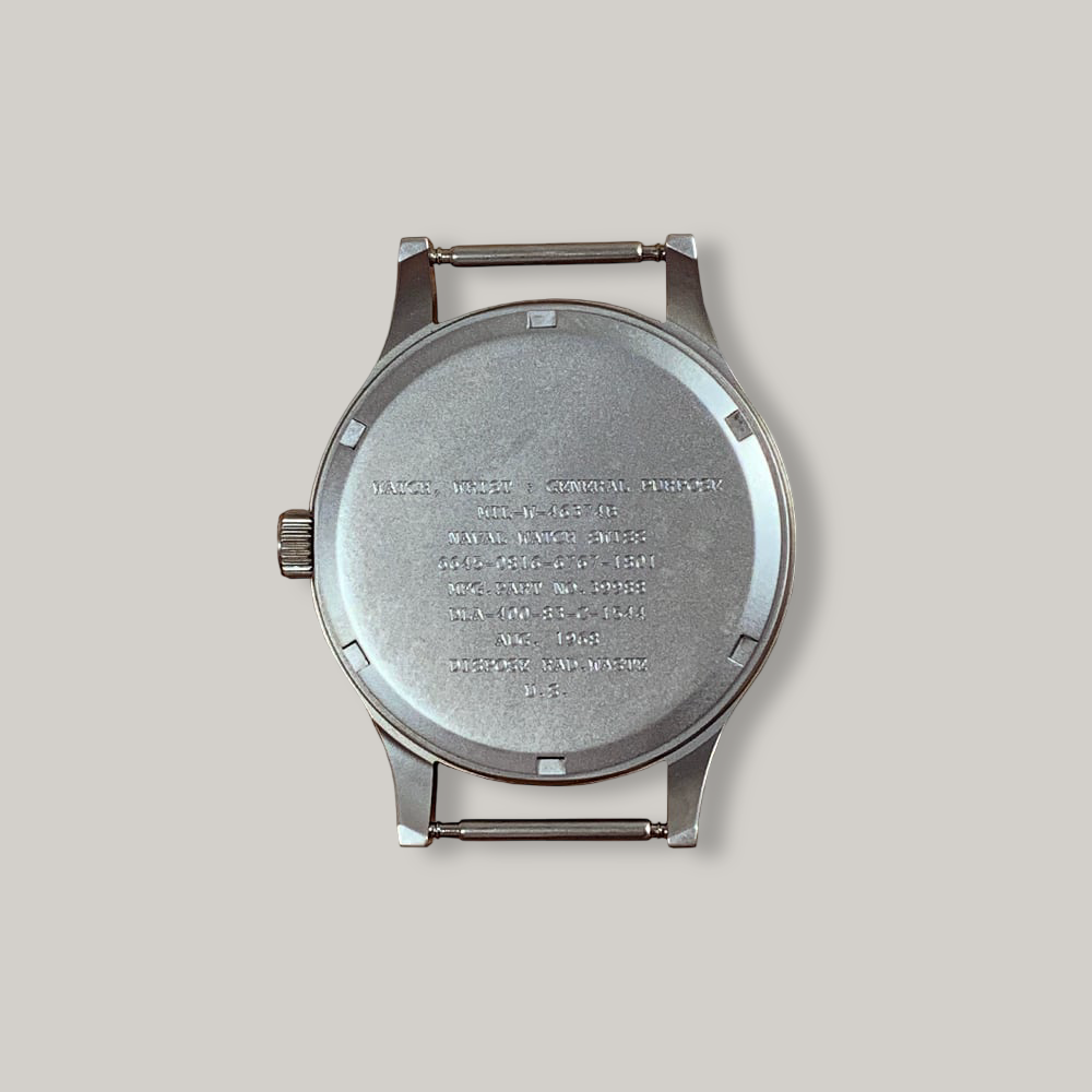 Naval Watch Co. Mil.-01C US Army Type - Black Strap