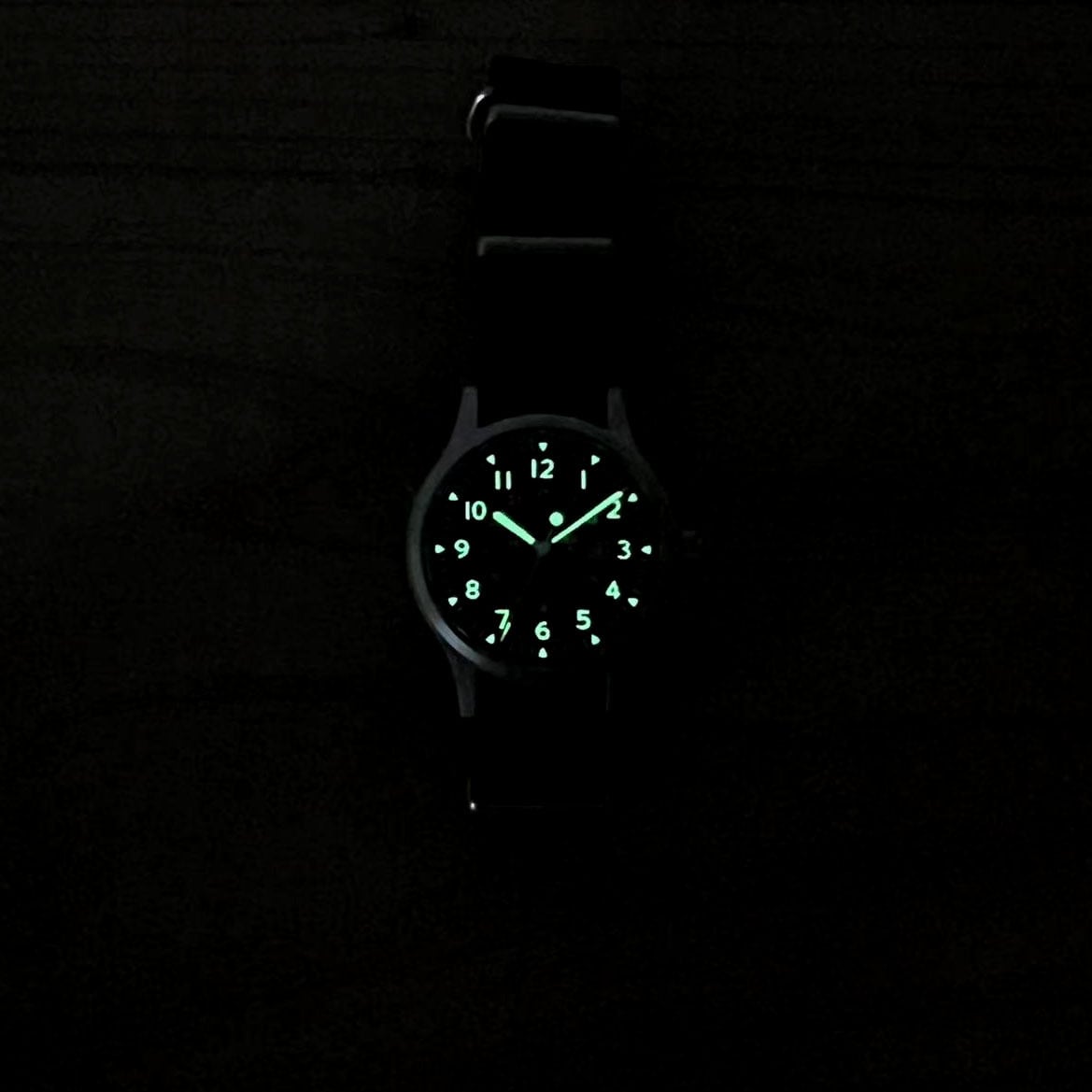 Naval Watch Co. Mil.-01C US Army Type - Black Strap